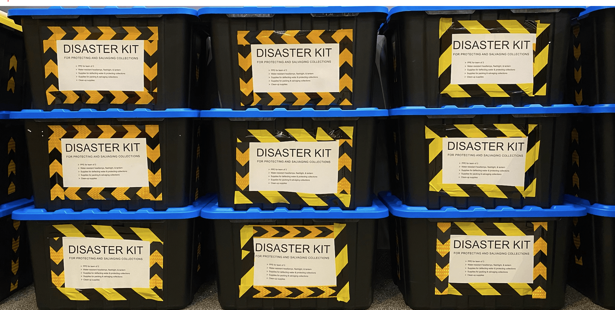 Kits stacked in CU